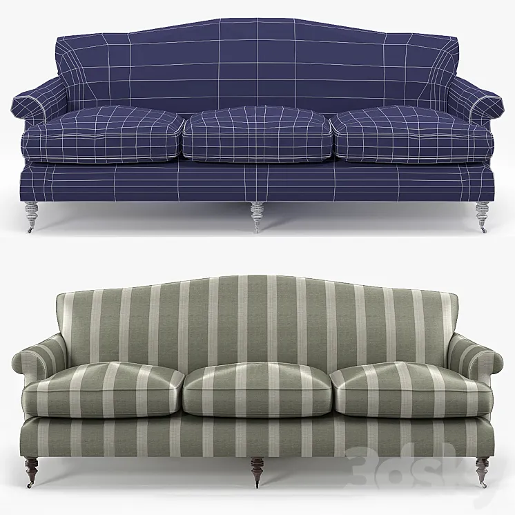 Beaumont & Fletcher Wexford Sofa 3 seater 3DS Max