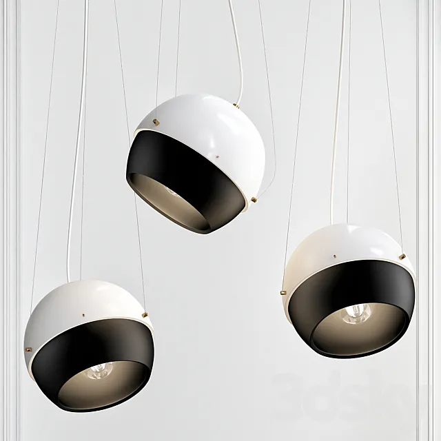 Beautiful Pendant Lamp by Kristian Gullischen for Valaistustyo 3DSMax File