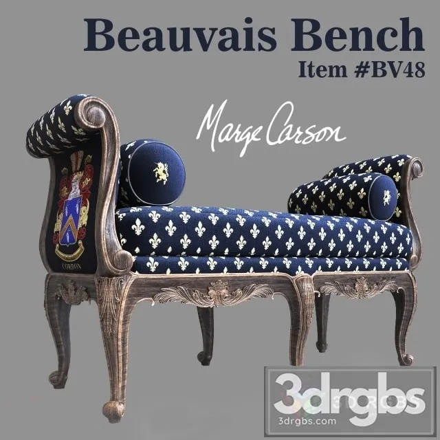 Beauvais Bench 3dsmax Download