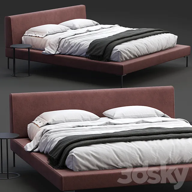 Bebitalia bed charles 3ds Max