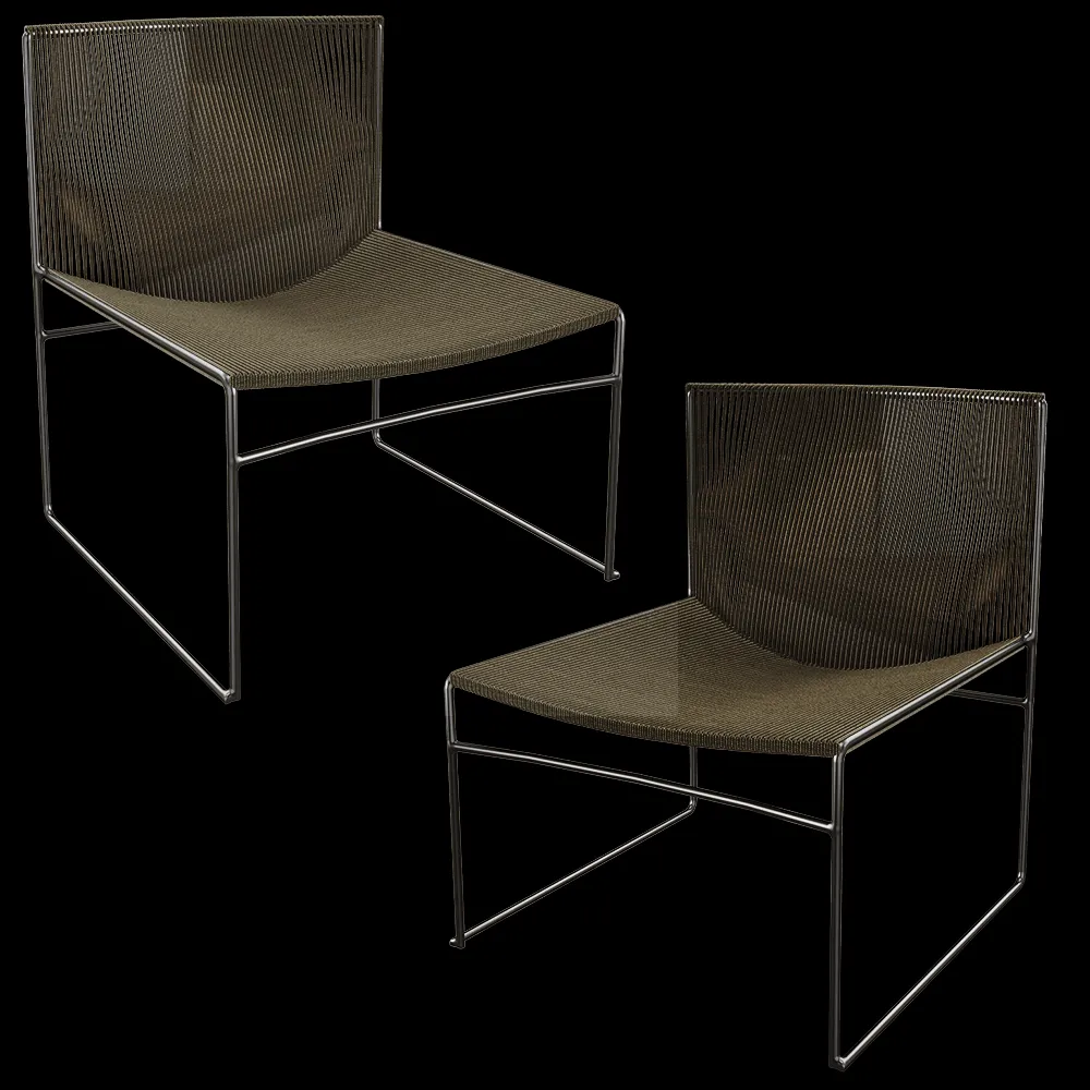 Bebo Objects – Armchair Lyre 3ds Max