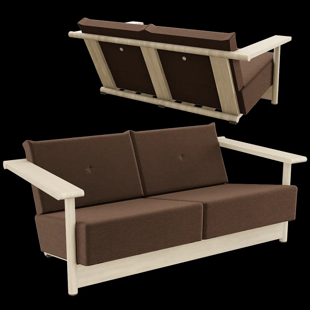 Bebo Objects – Sofa Baba 2-sits 3ds Max