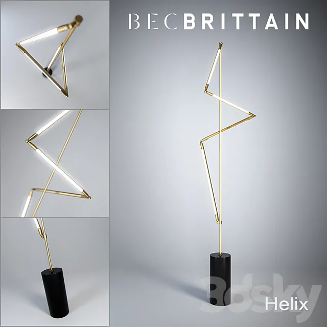 Bec Brittain Helix Floor Lamp 3DSMax File