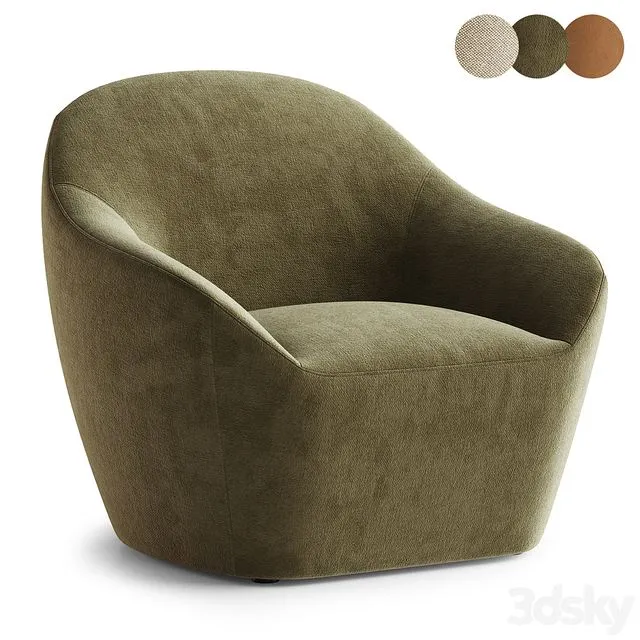 Becca armchair 3dsMax Model