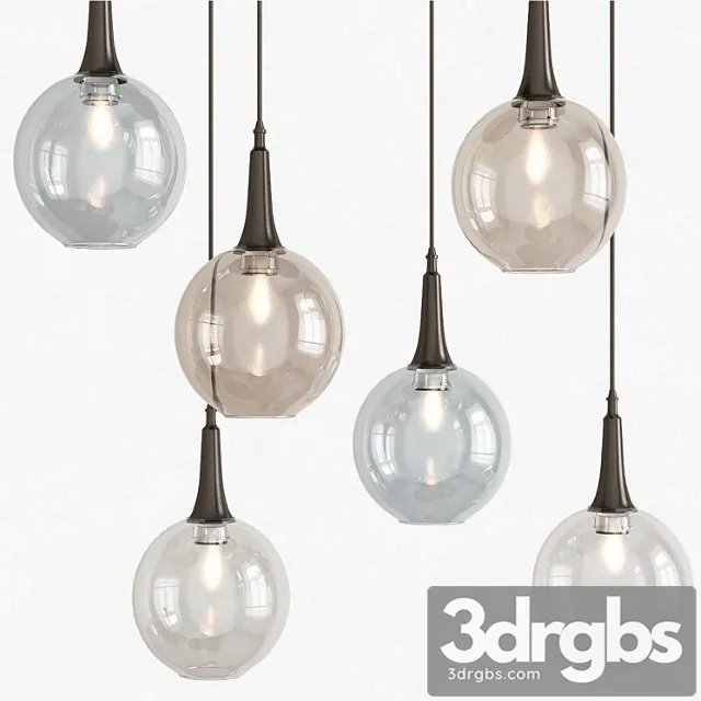 Beckett trio pendant by currey and company 3dsmax Download
