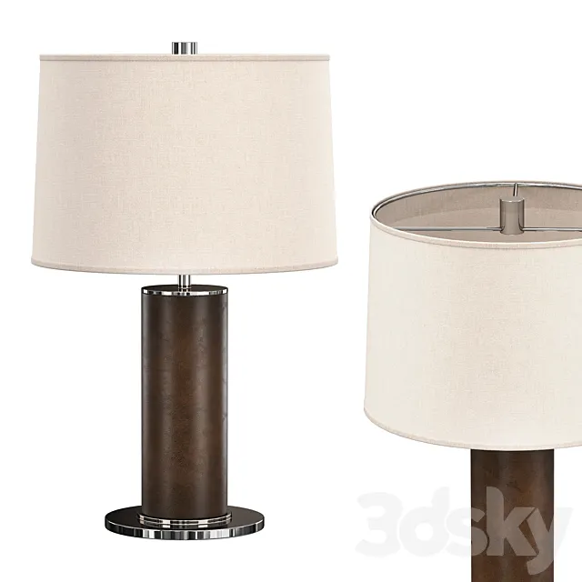 Beckford Leather Table Lamp 3ds Max