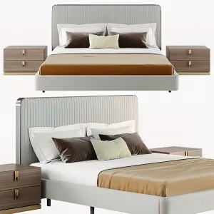 Bed 3D Download – Modern Style – 001