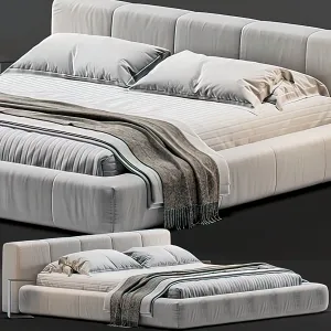 Bed 3D Download – Modern Style – 003