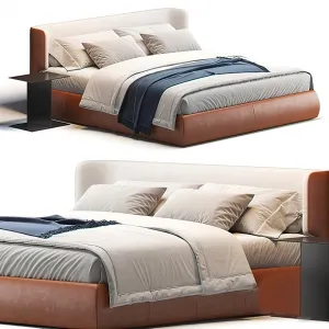 Bed 3D Download – Modern Style – 045