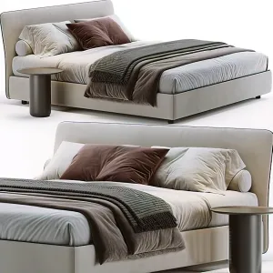 Bed 3D Download – Modern Style – 047