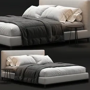 Bed 3D Download – Modern Style – 052