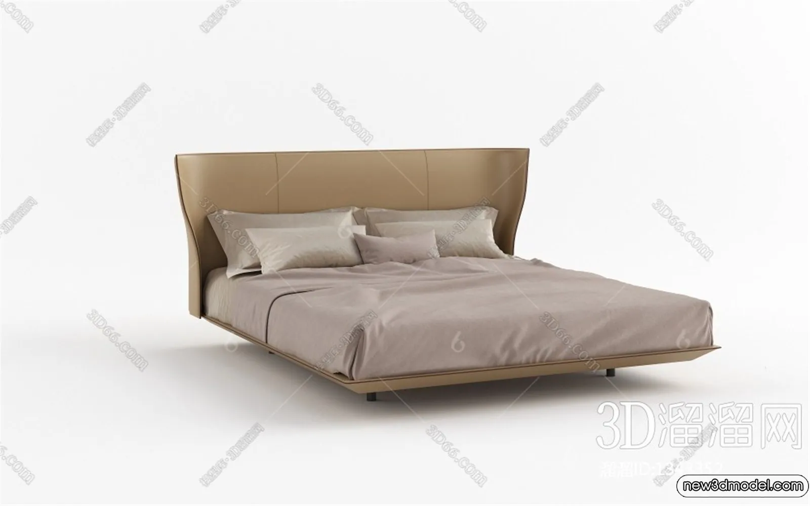 Bed 3D Models – 3D Furniture for Bedroom – 062