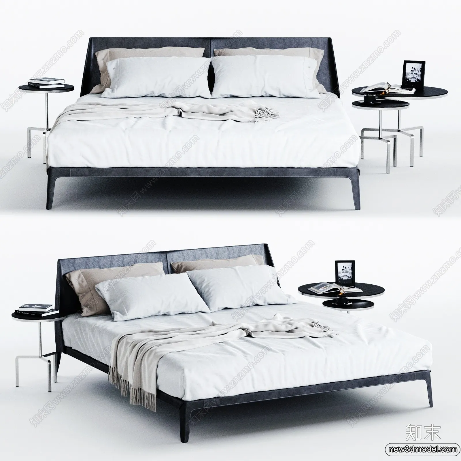 Bed 3D Models – 3D Furniture for Bedroom – 085