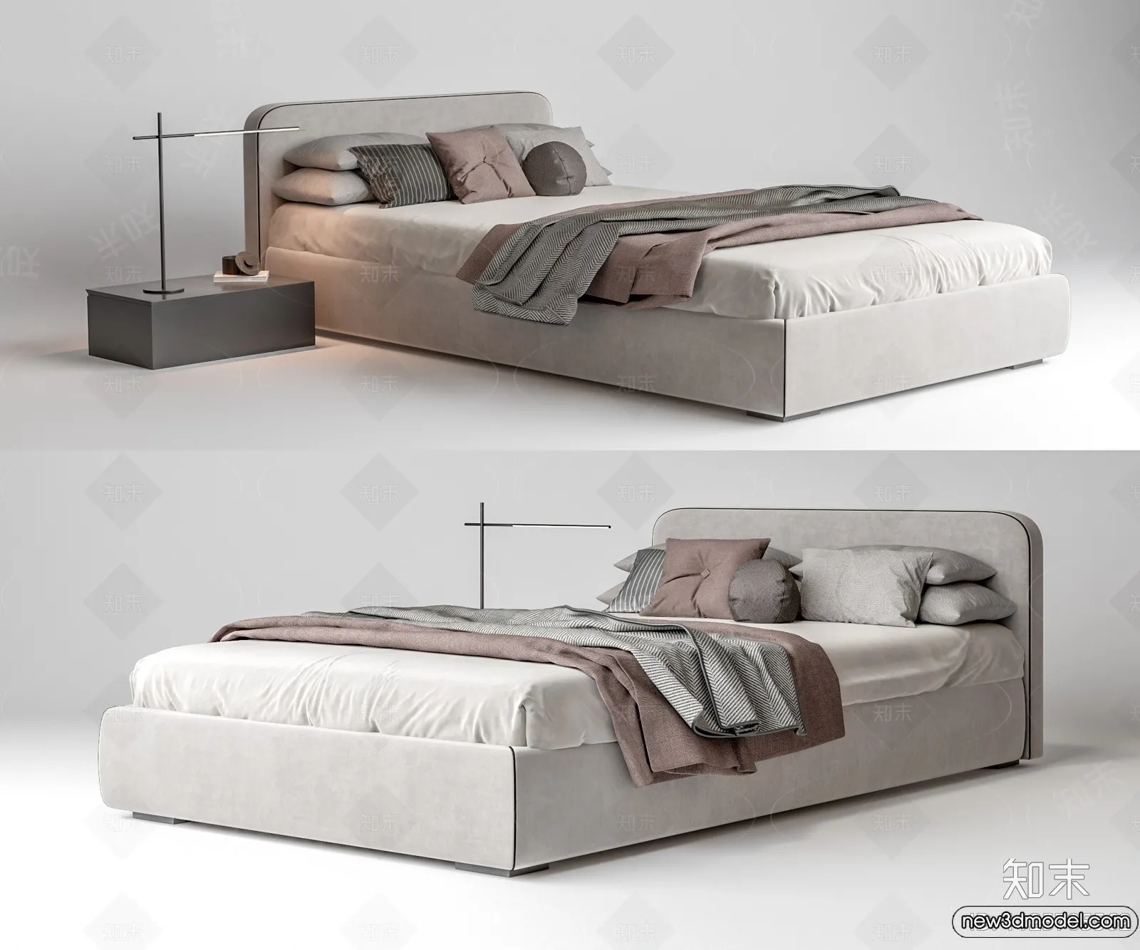 Bed 3D Models – 3D Furniture for Bedroom – 102