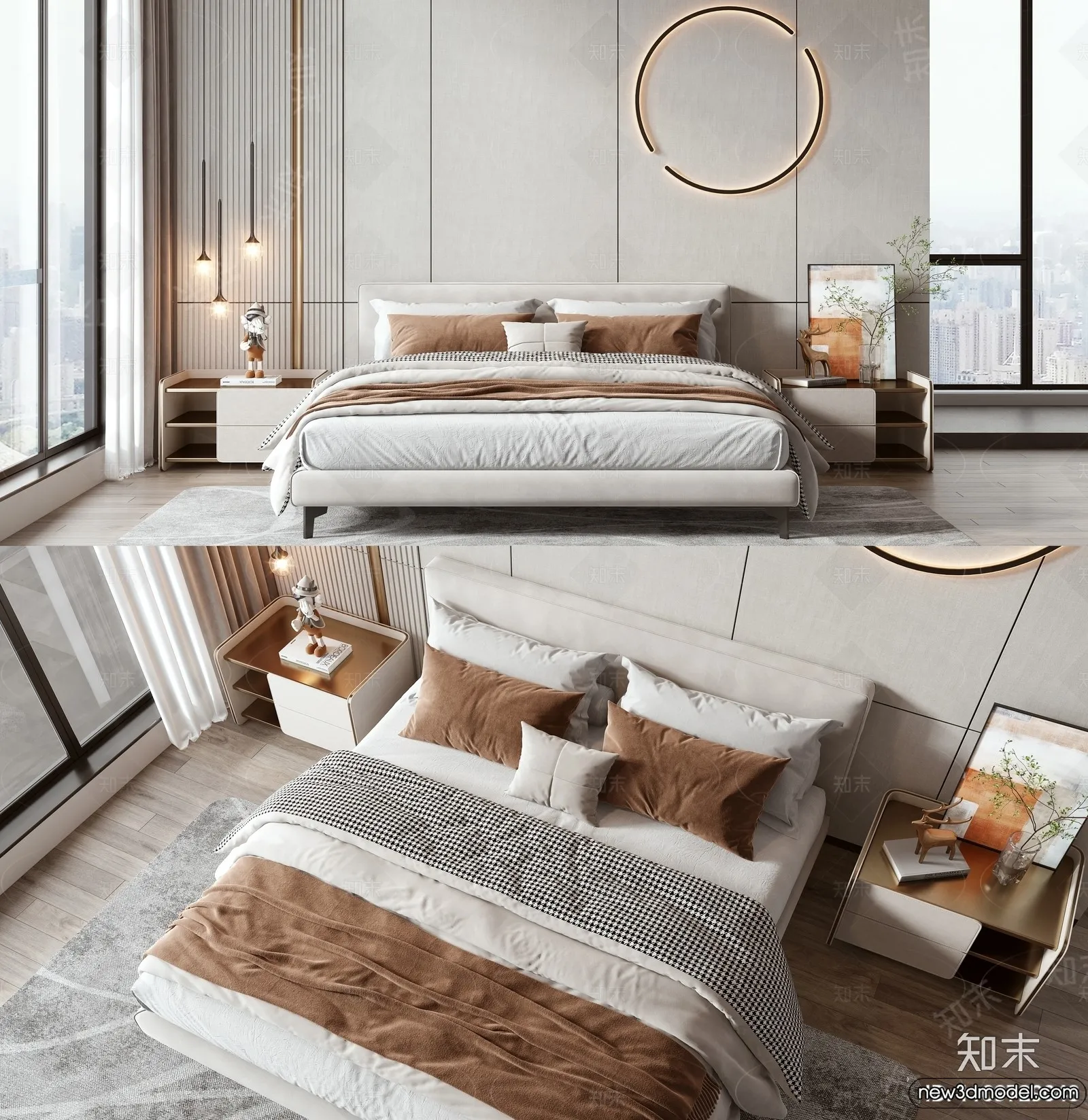 Bed 3D Models – 3D Furniture for Bedroom – 118