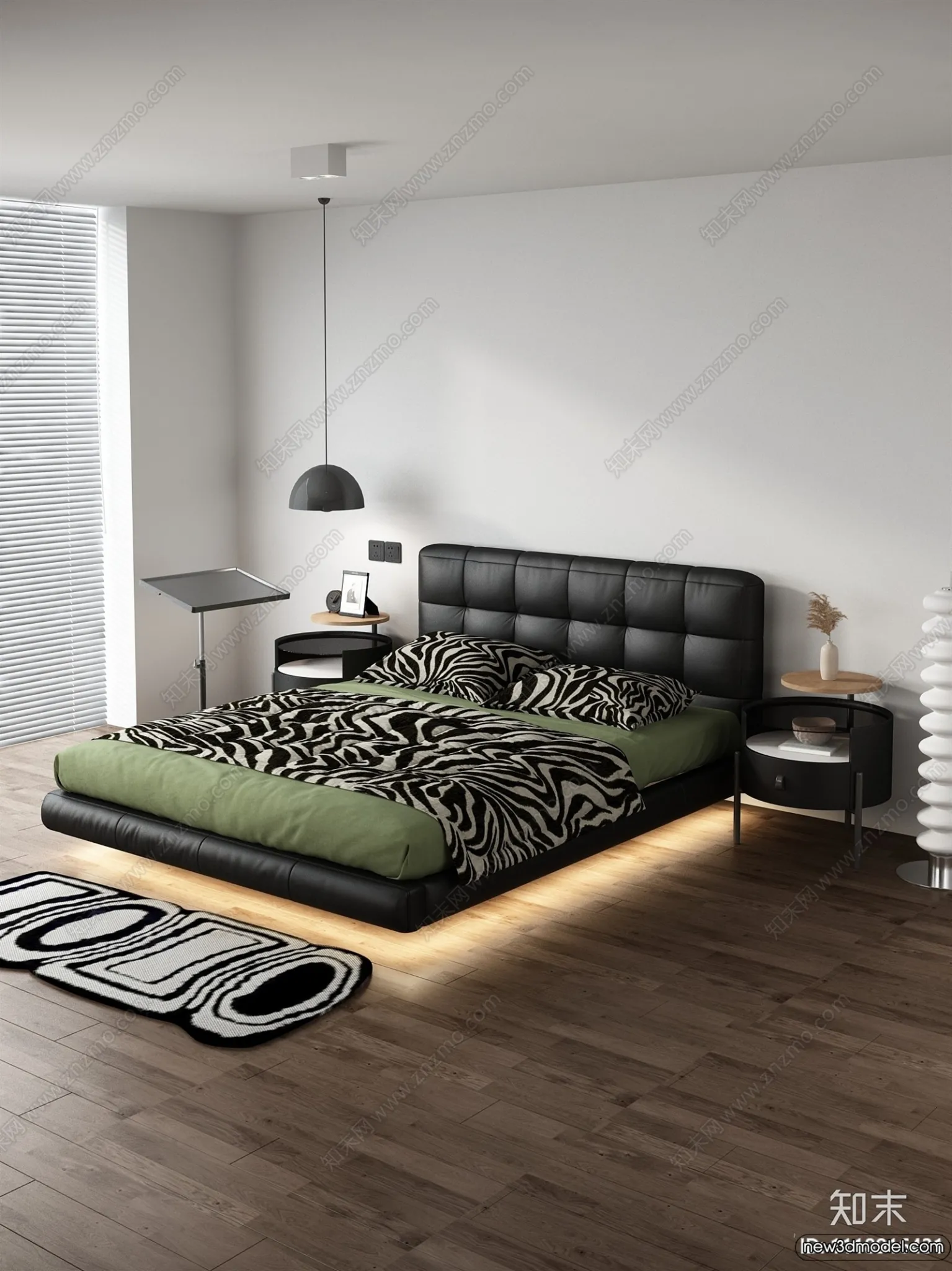 Bed 3D Models – 3D Furniture for Bedroom – 149