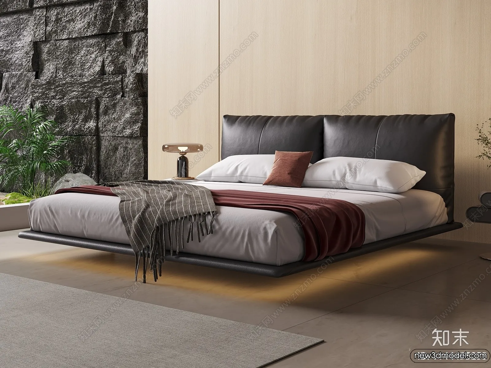 Bed 3D Models – 3D Furniture for Bedroom – 156