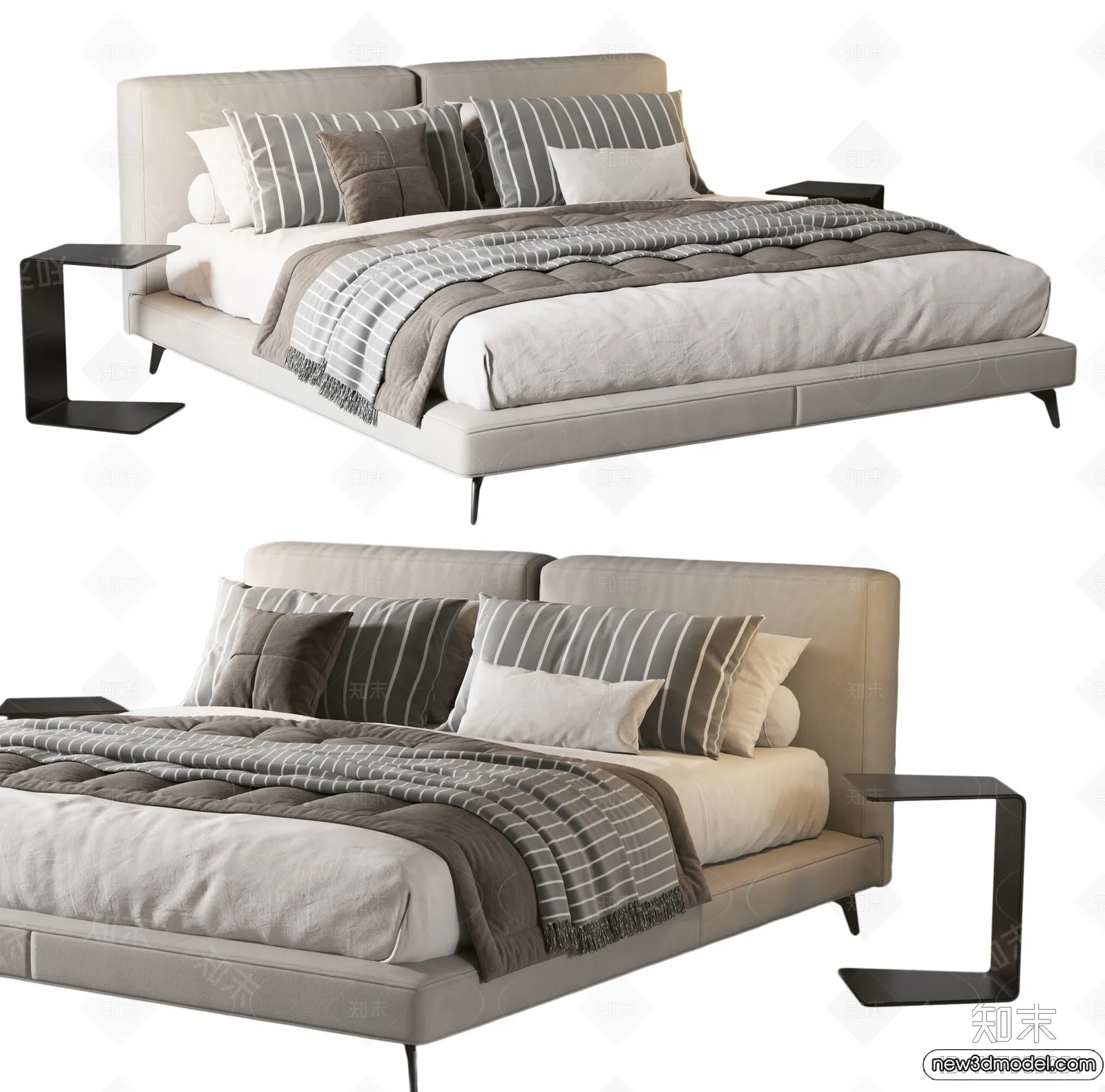 Bed 3D Models – 3D Furniture for Bedroom – 159