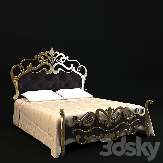 Bed 3DS Max Model