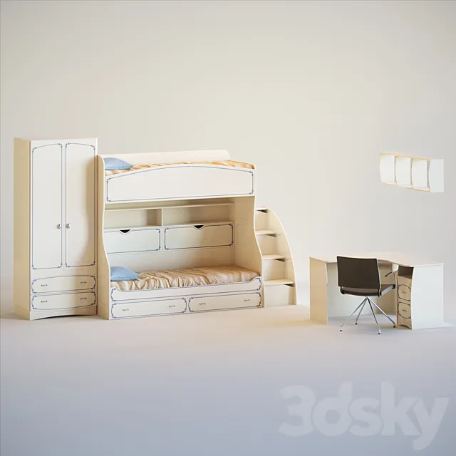 Bed 3DSMax File