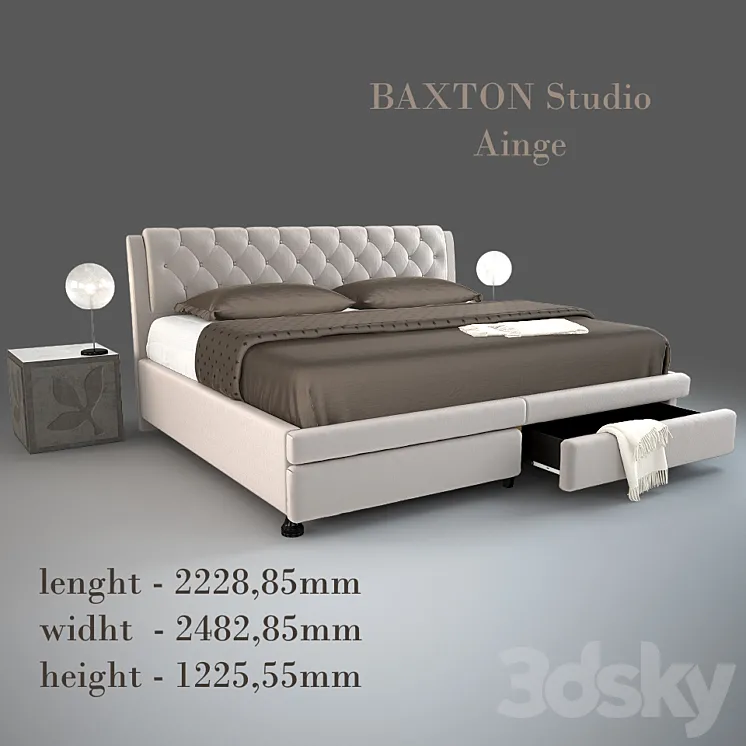 Bed Ainge from BAXTON Studio 3DS Max