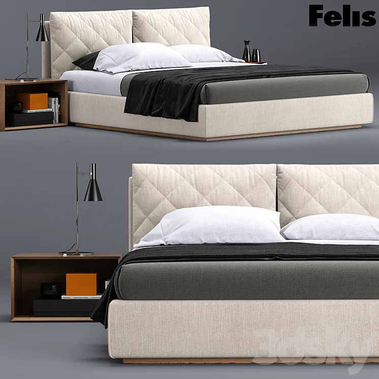Bed Allen Felis. 3DS Max