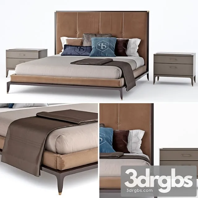 Bed and sideboard selva delano