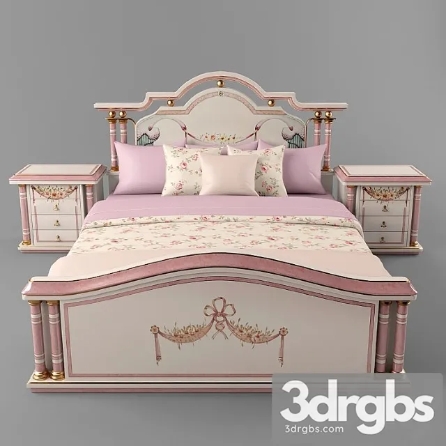 Bed and tables classic. 2 3dsmax Download