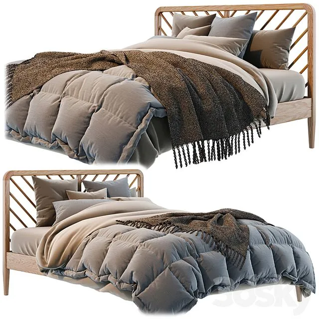 Bed ANDA By La Redoute 3dsMax Model