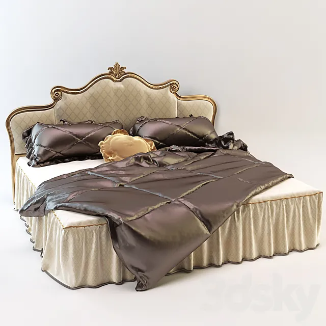 Bed Angelo Cappellini Brahms 3dsMax Model