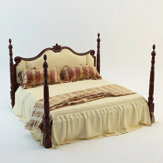 Bed Angelo Cappellini Brahms Set 200_2 3ds Max