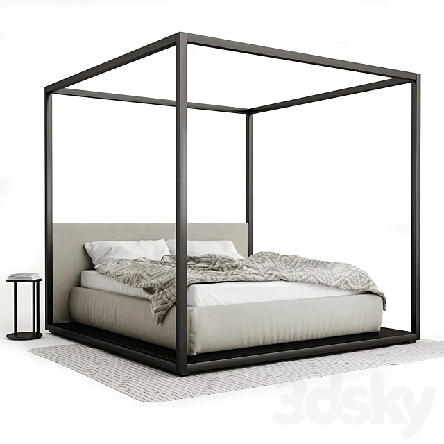 Bed B & B Italia Alcova 3ds Max