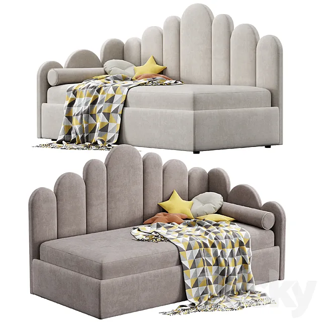 Bed Bambini kids 3ds Max