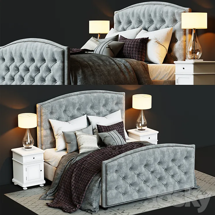 Bed Bassett Vienna Arched 3DS Max