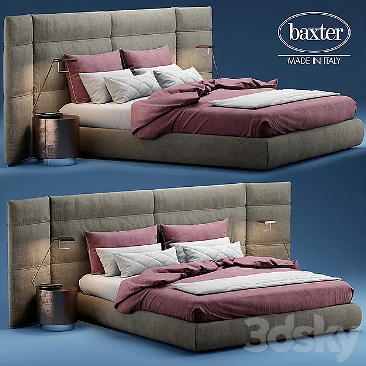 Bed BAXTER COUCHE EXTRA 3DS Max
