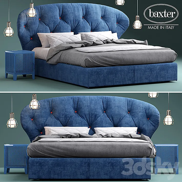 Bed baxter positano 3DS Max