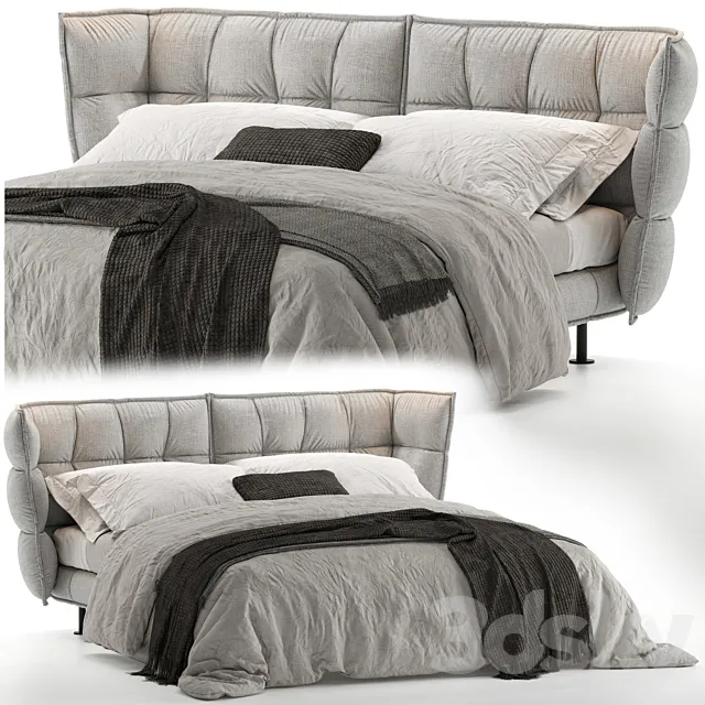 Bed B&B Italia Husk 3ds Max