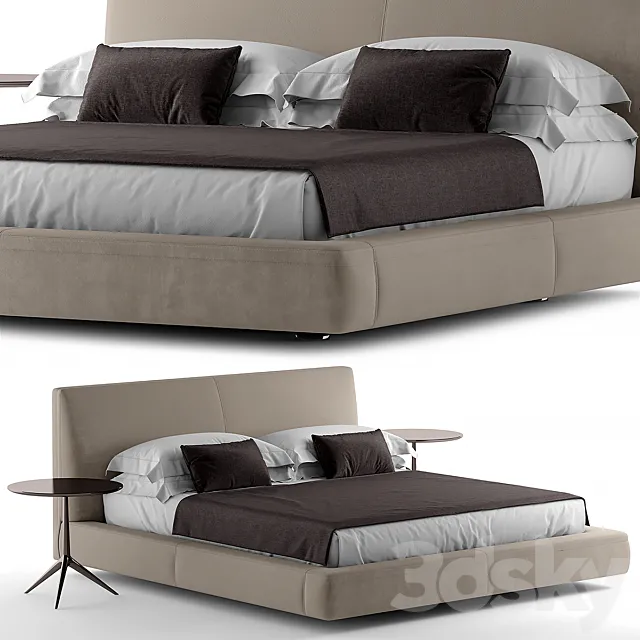 Bed bebitalia Richard 3DS Max Model