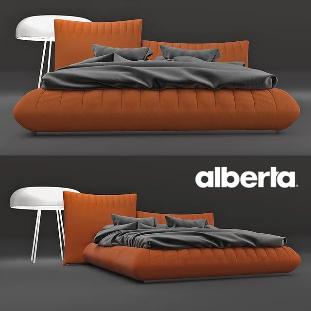Bed Bellavita Letto Alberta Salotti 3dsMax Model