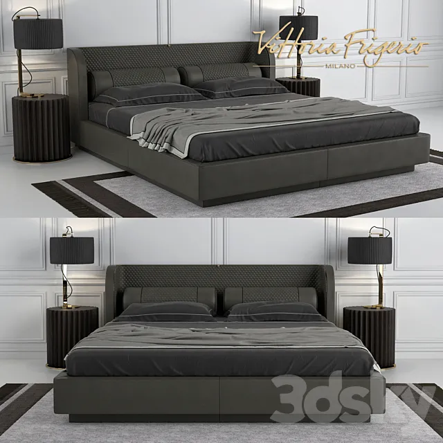 Bed Bellini vittoria frigerio 3DSMax File