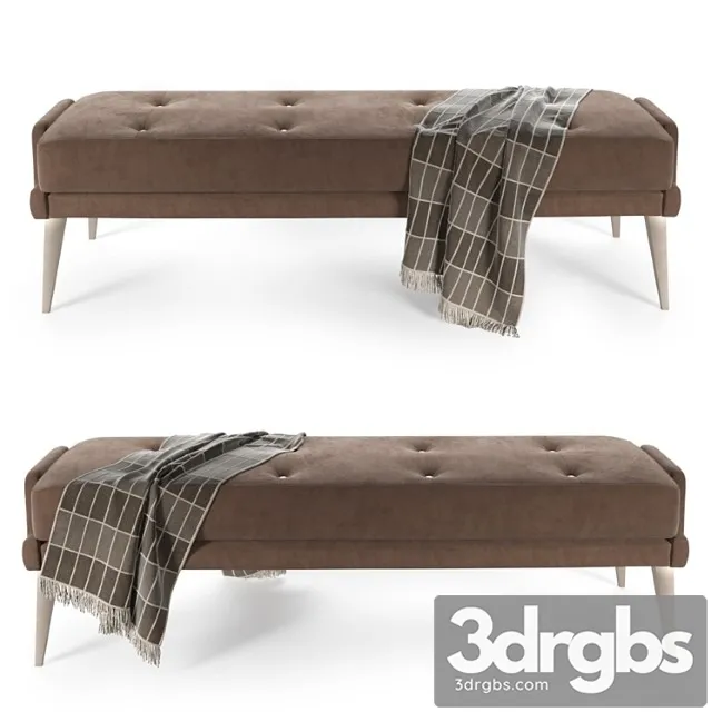 Bed bench 2 3dsmax Download