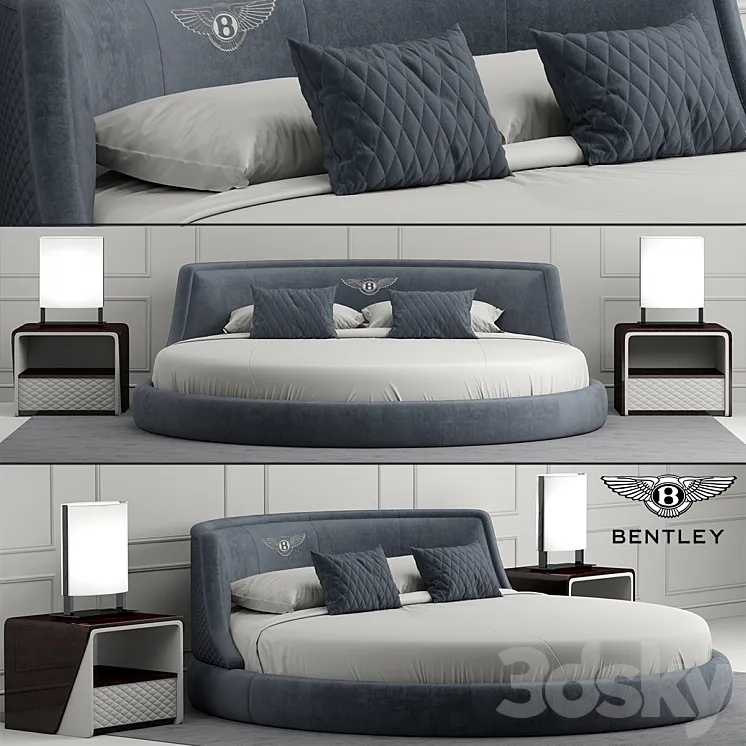 Bed bentley avebury bed 3DS Max