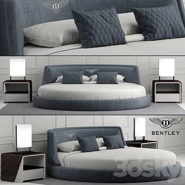 Bed bentley avebury bed 3DSMax File