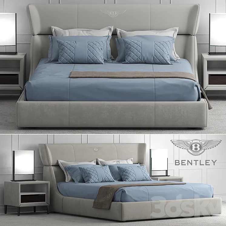 Bed bentley home Lancaster Bed 3DS Max