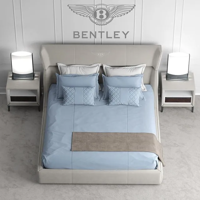 Bed bentley home Lancaster Bed 3dsMax Model