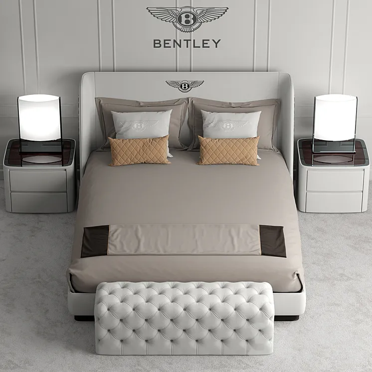 Bed bentley home Richmond Bed 3DS Max