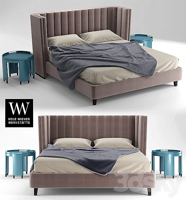 Bed BROOKLYN 3DS Max Model