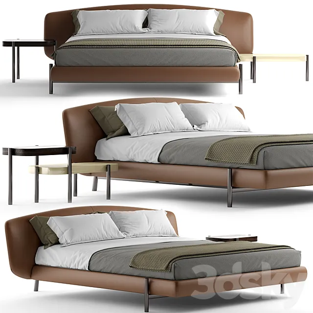 Bed Busnelli ERMIONE 3DS Max Model