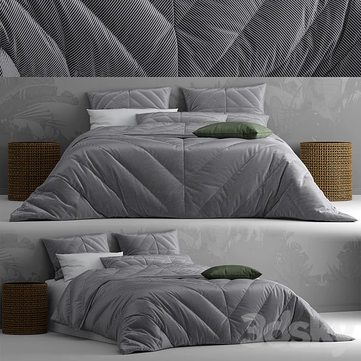 Bed by bedding adairs australia 3DS Max
