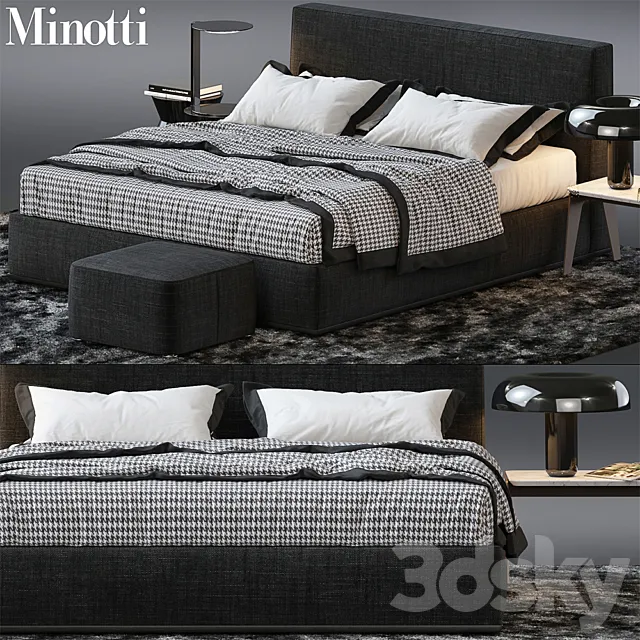 Bed by Minotti 3 3DSMax File